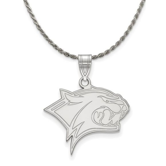 Sterling Silver U. of New Hampshire Large Pendant Necklace...
